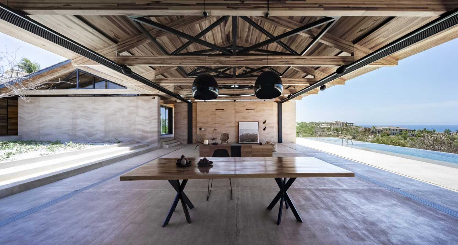 tetto a due falde in legno rivestimento pavimento outdoor legno