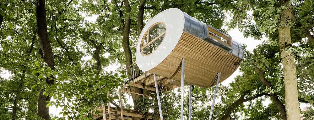 Innovación y naturaleza: la casa en el árbol en Baja Sajonia.
